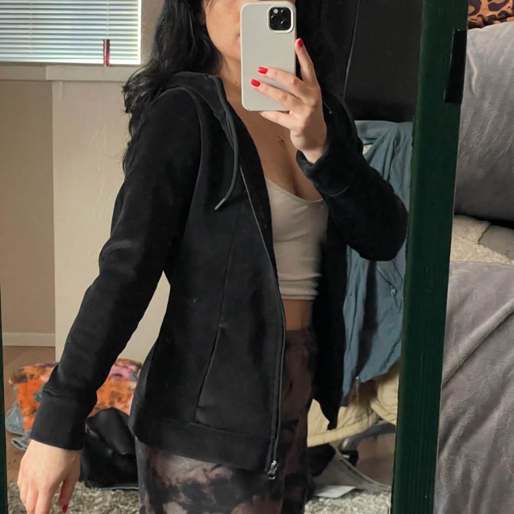 Velvet hoodie